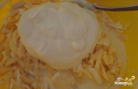Картофельная запеканка с сосисками и сыром